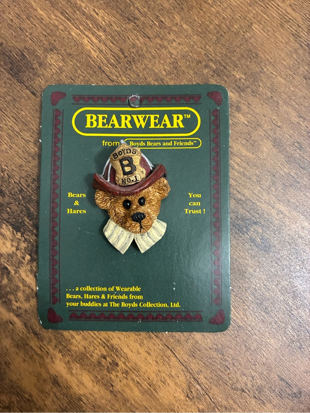 Bearwear Boyds Bears Teddy Pin Fireman